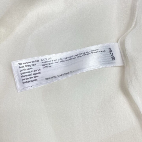 NEW Eileen Fisher Silk Chiffon Open Cardigan XS Shawl Collar 3/4 Sleeve - Picture 5 of 7